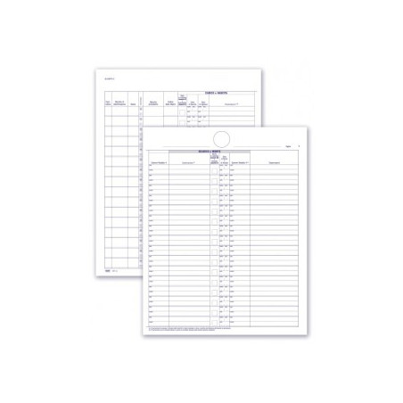 Registro Carico/Scarico Bovini 23pg Num 31x24,5 Cm